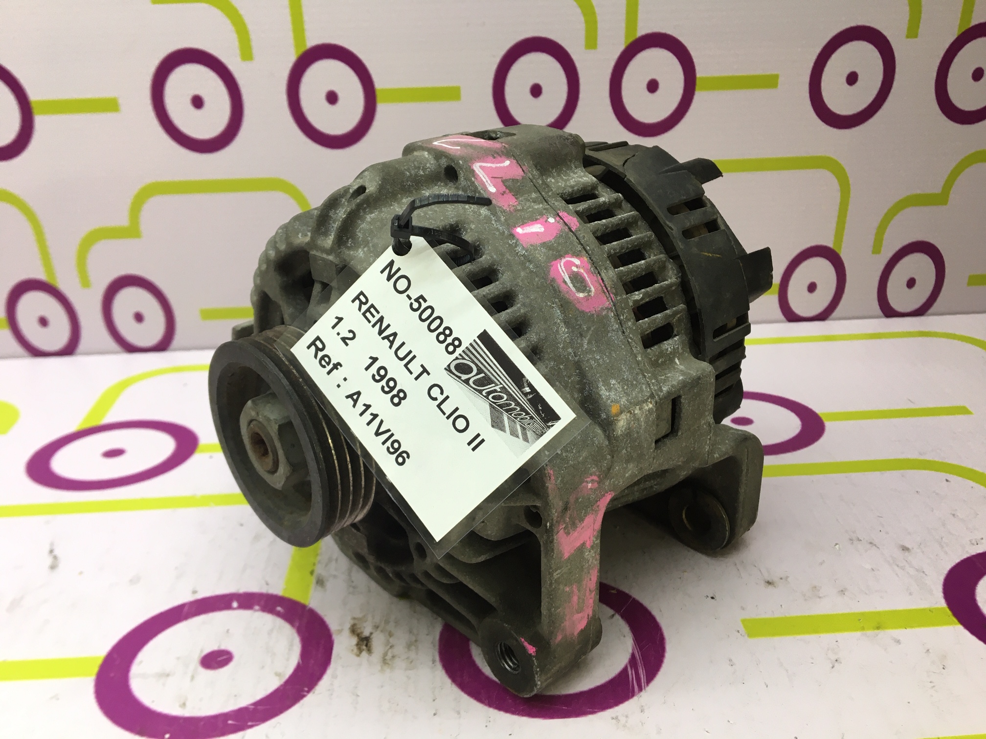 Alternador Renault Clio I 1.2 60Cv de 1998 - Ref OEM : A11VI96 ...