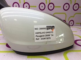 Retrovisor Direito Peugeot 2008 de 2014 - Ref OEM :  232673078