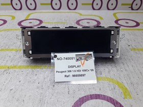 Display  Peugeot 308 1.6 HDi 109 Cv de 2009 - Ref OEM :  96659897